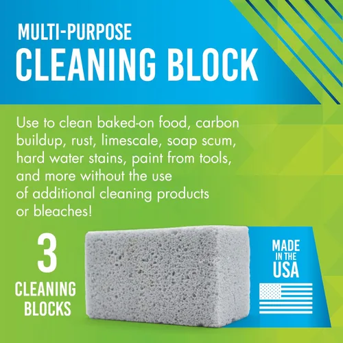 Vista 8 de Earthstone Bloque de limpieza multiusos, limpiador de baño de cocina Elimina el óxido, la grasa y la suciedad de las herramientas domésticas