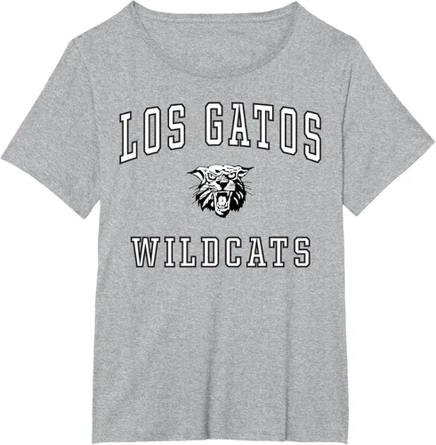 Vista 63 de Camiseta de Los Gatos de la escuela secundaria de Wildcats C1