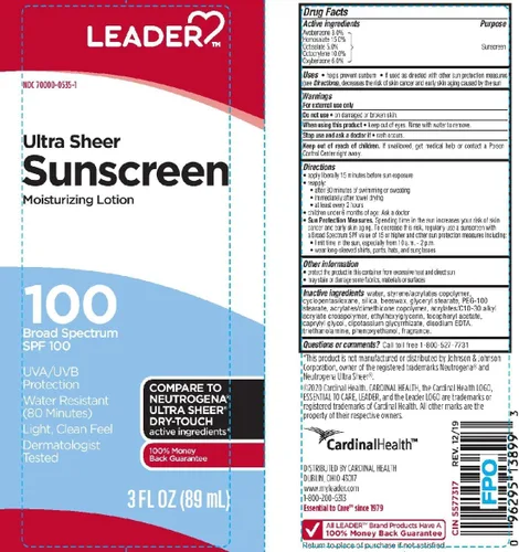 Vista 7 de LEADER Protector solar de viaje SPF 100+, loción ultra transparente, resistente al agua y no grasa con amplio espectro SPF 100+, 3 onzas líquidas
