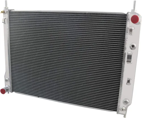 Vista 2 de Radiador de aluminio de 3 filas compatible con Chevy Captiva Sport 2008-2015 Saturn Vue 2008-2010