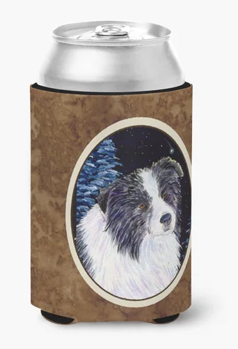Vista 59 de Caroline's Treasures SS8447CC Starry Night English Bulldog - Enfriador para latas o botellas, lavable, funda plegable con aislamiento para bebidas