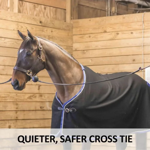 Vista 2 de Dura-Tech Quietguard - Corbata cruzada de nailon ajustable, resistente a las masticaciones, protección de pared, longitud ajustable, liberación