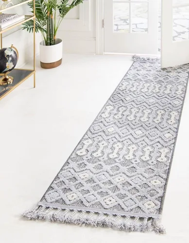 Vista 19 de Unique Loom Arlo Collection Alfombra de área - Lenny (rectangular 2' 0" x 3' 0", carbón/marfil)