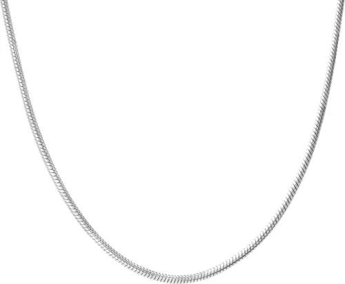 Vista 2 de Collar con cadena de enlaces de 1,9 mm de plata de ley, 14 pulgadas-36 pulgadas