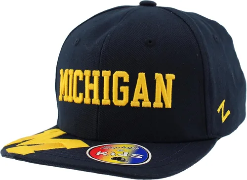 Vista 15 de ZHATS NCAA Z11 Sidekick - Gorra ajustable unisex para niños, con licencia oficial de la NCAA