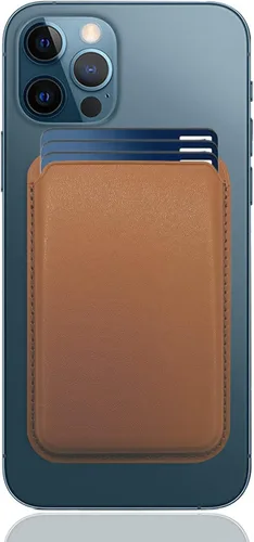 Vista 10 de Cartera magnética compatible con MagSafe para iPhone 17, 16, 15, 14, 13, 12 Pro Max Plus, sin recortes, tarjetero seguro Mag 3 para teléfono celular