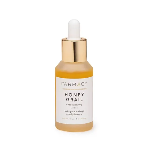 Vista 8 de Aceite facial hidratante Farmacy Honey Grail - Aceite nutritivo para piel y cabello - Infundido con espino amarillo, rosa mosqueta y miel de trigo