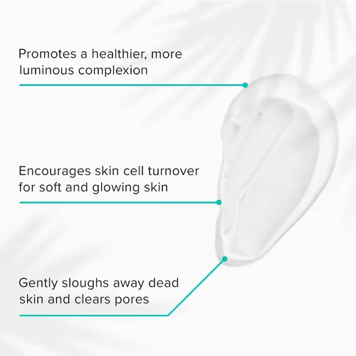Vista 3 de ClarityRx Limpiar según sea necesario, 10% ácido glicólico exfoliante facial, limpiador facial iluminador natural a base de plantas para una piel
