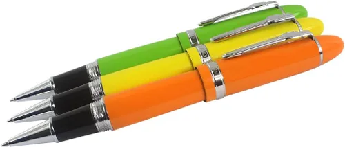 Vista 12 de Jinhao 159 Bolígrafo Rollerball negro pesado Big Pen 3 piezas en 3