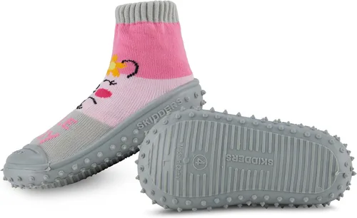 Vista 3 de Pantuflas antideslizantes para bebés niños y niñas Calcetines antideslizantes para bebés Zapatillas de casa para niños pequeños de primera calidad