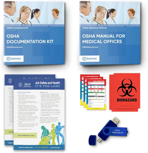 Vista 6 de Paquete Cal/OSHA para consultorios médicos, incluye manual de reglamentos y estándares (impreso) + políticas y formularios de seguridad
