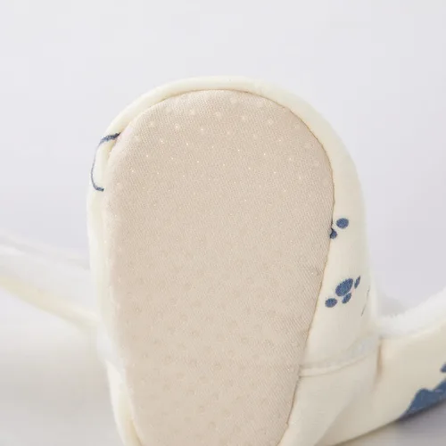 Vista 4 de pureborn Botines de invierno para bebé, de forro polar, antideslizantes, para cuna