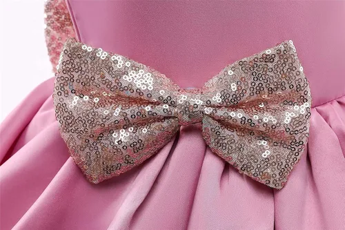 Vista 6 de NNJXD Baby Girl Princess Dress Bowknot Sequins Dresses