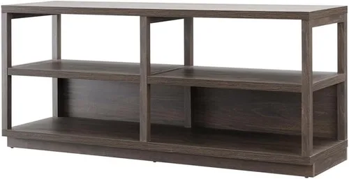 Vista 7 de Thalia - Soporte rectangular para TV de hasta 60" en color marrón aliso