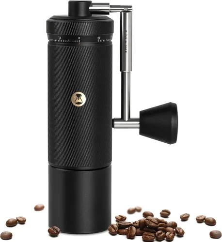Vista 9 de TIMEMORE Molinillo de café manual Chestnut C3S con rebaba cónica S2C de acero inoxidable, cuerpo de metal, ajuste ajustable