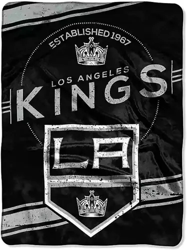 Vista 5 de Manta Raschel de felpa con licencia oficial de la NHL "Stamp", multicolor, 60 x 80 pulgadas