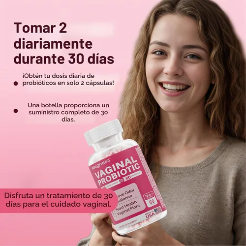 Vista 6 de Probióticos vaginales con prebióticos arándano, 60 mil millones de UFC, 14 cepas probióticos para mujeres con prebiótico y D-manosa, probiótico