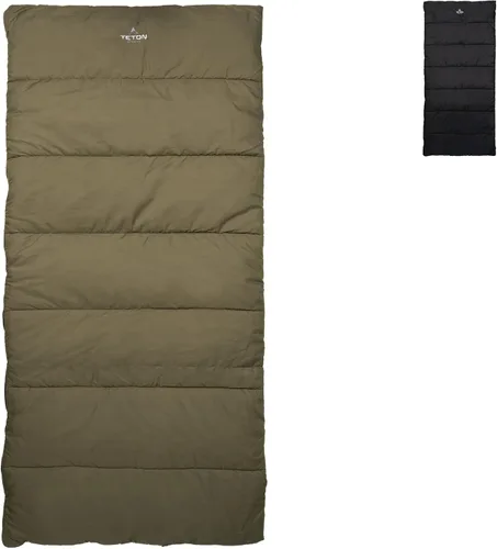 Vista 10 de Teton Evergreen Sleeping Bag – Spacious Fit and Cozy Warmth for Adults – Options for Camping in Any Weather