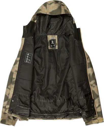 Vista 3 de Volcom Chaqueta de snowboard aislante 2836 para hombre Camouflaje