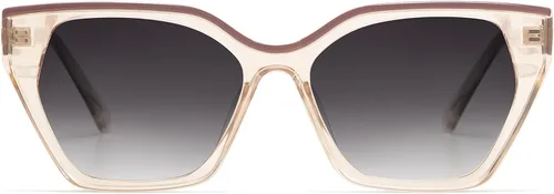 Vista 4 de Lentes de sol cuadrados de moda para mujer, elegantes lentes de sol UV400 AM6632A