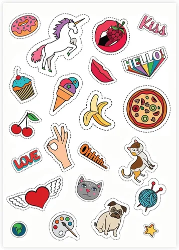 Vista 6 de 8.5" x 11" Full Sheet Label Sticker Paper for Laser & Inkjet Printers [100 Sheets,100 Labels]