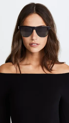 Vista 3 de Versace VE 4346 GB187 Gafas de sol redondas de plástico negro lente clásica gris, Negro