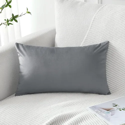 Vista 58 de Artscope Fundas de Almohada de Terciopelo de Lujo Fundas de Almohadas Cuadradas Decorativas Fundas de Cojines Suaves Sólidas para Sofá de Sala Sofá