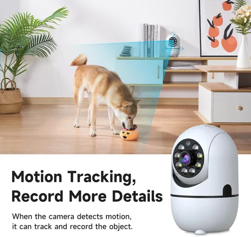 Vista 3 de JAIOTlink Cámara inalámbrica para interiores de 2 MP, cámara WiFi para mascotas con aplicación de teléfono, cámaras 1080P para seguridad en el hogar