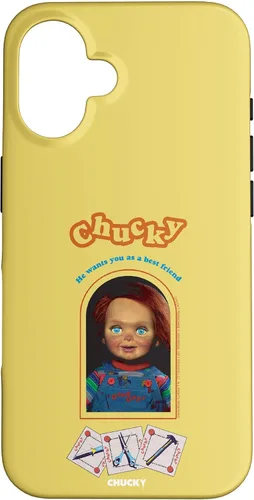 Vista 32 de Chucky Caja de estilo vintage para iPhone 17