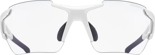 Vista 2 de UVex - Lentes de sol deportivos fotocromáticos para ciclismo correr con protección UV para mujeres y hombres estilo deportivo 803 Race V blancoazul