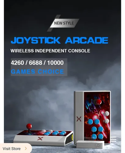 Vista 8 de Pandora's box 3D, Arcade Game Console, 1780-1080p, 8150-1 Games, Double joystick, split one, support expanded 3D Games for pclaptoptvps4 With WiFi