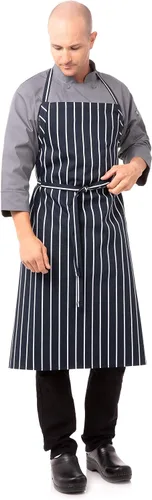 Vista 5 de Chef Works Delantal unisex de chef inglés, Negro