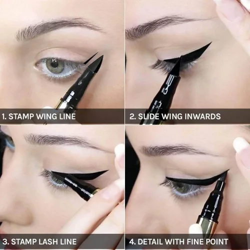 Vista 4 de Nuevo sello delineador de ojos 4d Instant Wing 24hr