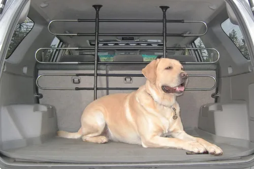 Vista 3 de PortablePET Heininger - Peldaño adicional para barrera de división de mascotas, amplía la seguridad de las mascotas, ajuste horizontal ajustable