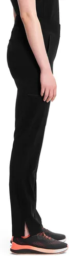 Vista 5 de Cherokee Infinity - Pantalón médico para mujer, tiro medio, pierna cónica Negro