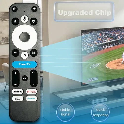 Vista 5 de Control remoto reemplazado para onn 4K Plus/4K Pro Streaming Box