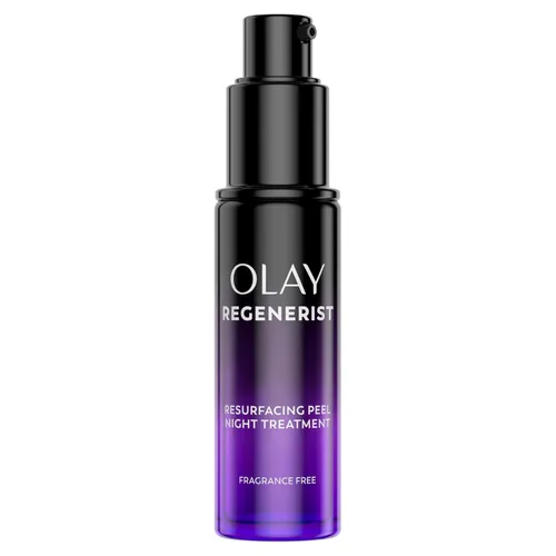 Vista 11 de Olay Regenerist - Exfoliante químico para cara, mascarilla facial durante la noche, cuidado de la piel antienvejecimiento, suero de noche