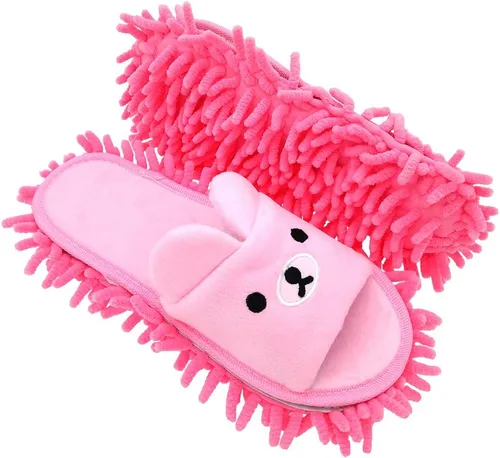 Vista 6 de Super Chenille - Pantuflas lavables de microfibra para mopa, limpieza de suelos y polvo, varios tamaños