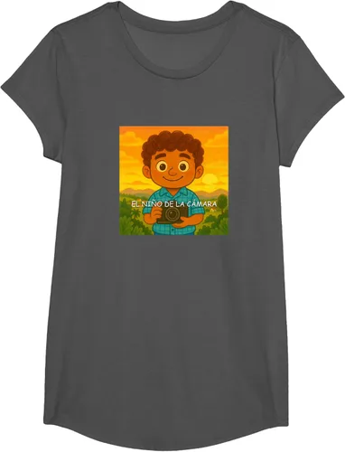 Vista 34 de Camiseta El Niño de la Cámara – Diseño Oficial del Cuento Ilustrado
