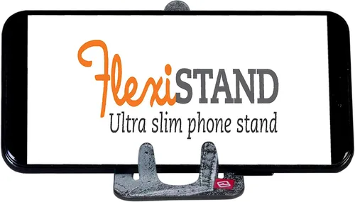 Vista 2 de Flexistand - Soporte para teléfono y teléfono para iPhone y Android, soporte de escritorio para teléfono móvil, compacto, flexible, ajustable