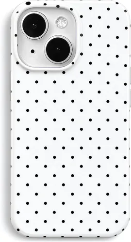 Vista 17 de J.west Funda para iPhone 13 de 6.1 pulgadas, linda funda de teléfono con lunares, TPU suave, delgada, a prueba de golpes, para mujeres y niñas, azul