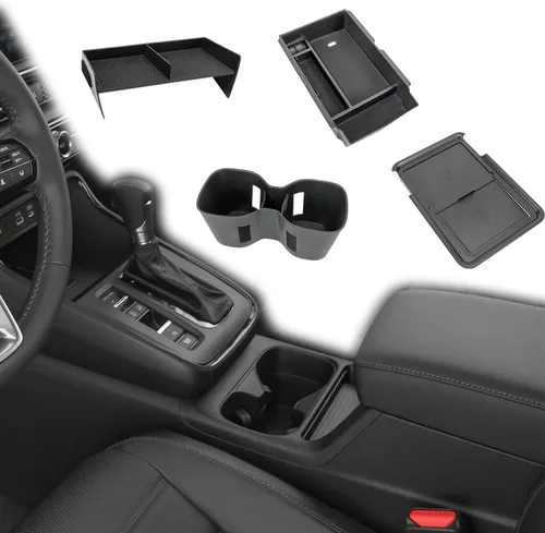 Vista 7 de Organizador de consola central compatible con reposabrazos Honda CRV 2026 2025 2024 2023, caja de almacenamiento para monedas y vidrio, inserto
