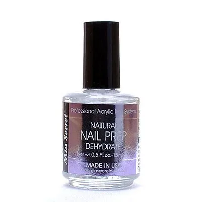 Vista 2 de Mia Secret 2 unidades de preparación de uñas natural profesional deshidratan 0.5 onzas líquidas. 0.5 fl oz.