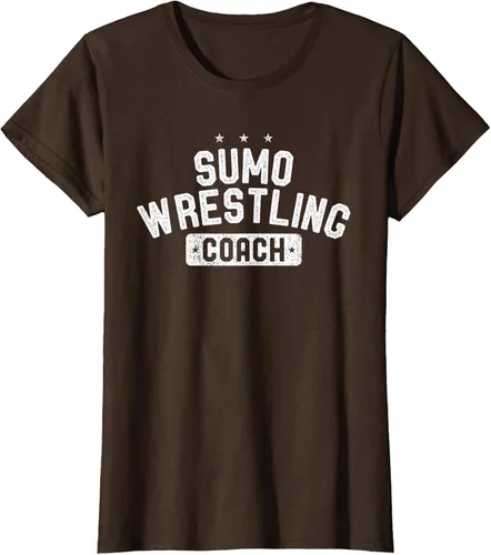 Vista 23 de Camiseta vintage de lucha libre Sumo Entrenador de lucha libre, Negro, S