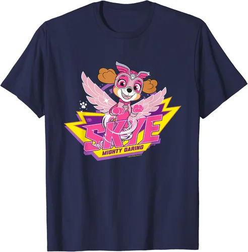 Vista 2 de Paw Patrol Skye Mighty Daring - Camiseta, Azul Patchwork, S