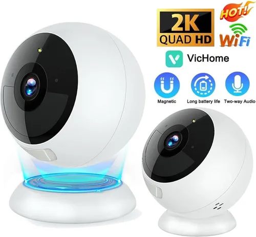Vista 2 de Cámara IP de seguridad al aire libre WiFi con batería TYPE-C
