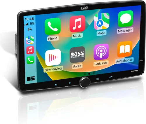 Vista 8 de BOSS Audio Systems BVCP9700A-FL CarPlay Android Stereo, pantalla táctil de 7 pulgadas