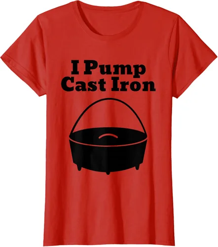 Vista 91 de I Pump - Camiseta de hierro fundido para cocinar al horno holandés