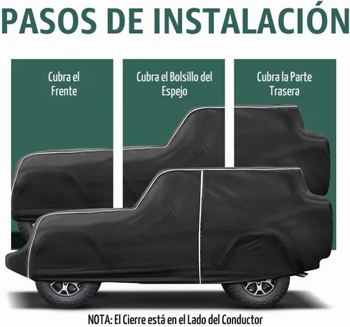 Vista 6 de Funda impermeable para coche compatible con Jeep Wrangler CJ, YJ, TJ y JK de 2 puertas 1955-2024, funda completa para todo tipo de clima de 6 capas
