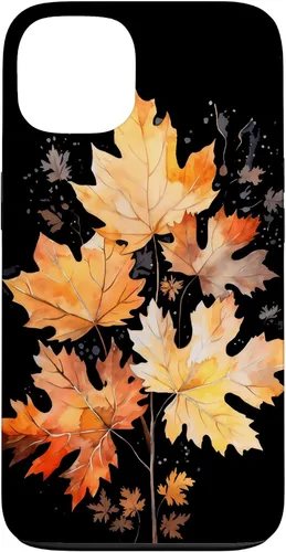 Vista 7 de Autumn Leaves Watercolor Art Fall Season Thanksgiving Case for iPhone 17